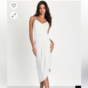 XL White Lulus Dress